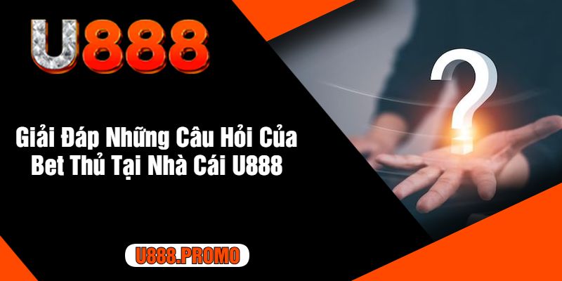 Giải Đáp Những Câu Hỏi Của Bet Thủ Tại Nhà Cái U888